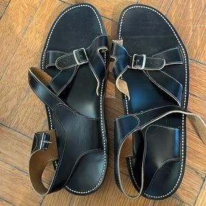 Groovy vintage men’s Dr Scholl’s Archlift Sandals in black